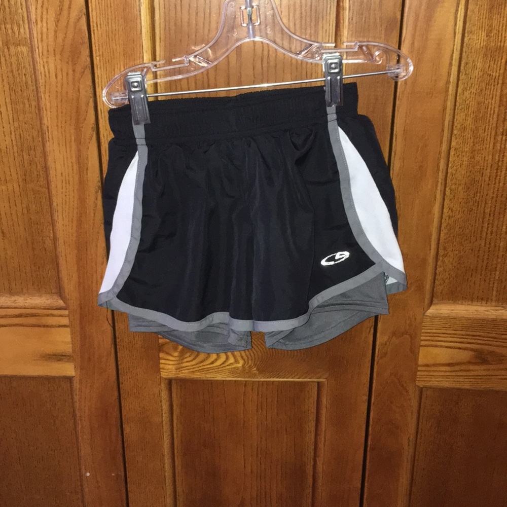 Black champion girls sport shorts size 7-8.